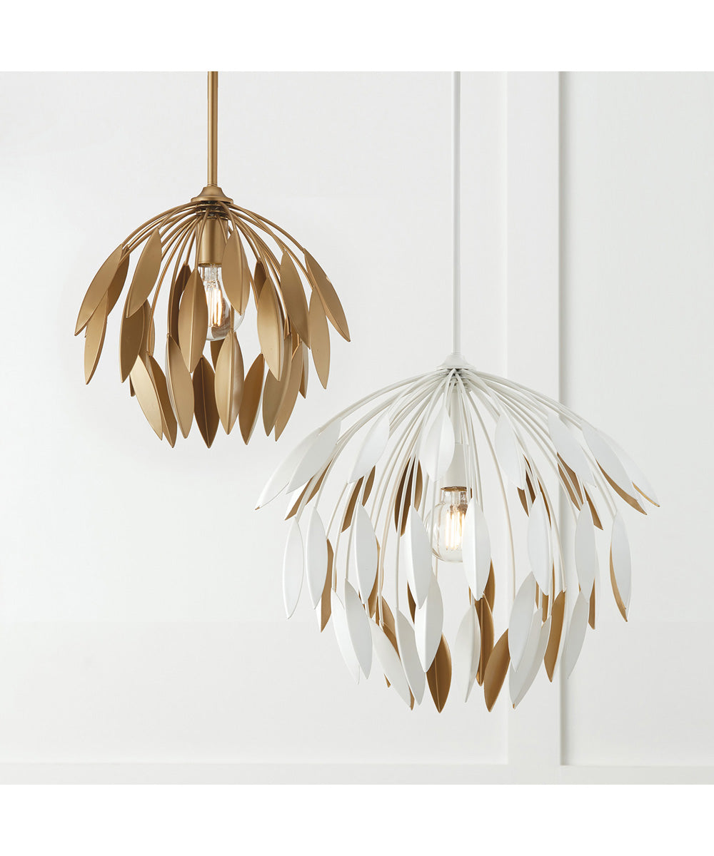 Margeaux 1-Light Pendant Matte White