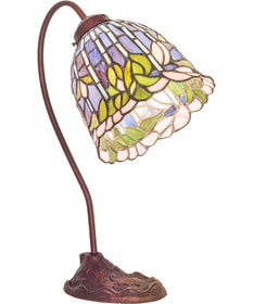 18" High Tiffany Flowering Lotus Desk Lamp