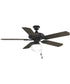 AirPro 1-Light Ceiling Fan Light Forged Black