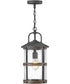 Lakehouse 1-Light LED Medium Outdoor Hanging Lantern in Aged Zinc