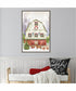 Framed Country Christmas Barn by Art Nd Canvas Wall Art Print (23  W x 33  H), Sylvie Greywash Frame