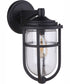 Voyage 1-Light Outdoor Wall Lantern Midnight