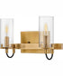 Ryden 2-Light Two Light Vanity in Heritage Brass