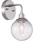 Que 1-Light Wall Sconce Chrome