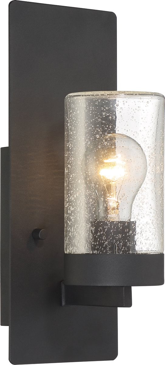 5"W Indie 1-Light Vanity & Wall Textured Black