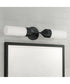 Devon 2-Light Sconce Matte Black