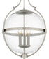 Quoizel Pendant Large 3-light Pendant Brushed Nickel