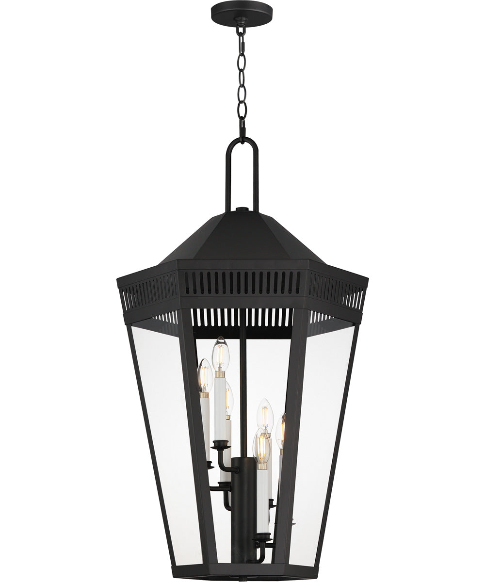 Oxford Outdoor 6-Light Pendant Black