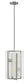 8"W Latitude 2-Light Stem Hung Pendant in Brushed Nickel