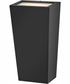 Cruz Coastal Elements  2-Light Small Wall Mount Lantern in Black