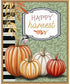 Framed Happy Harvest by Elizabeth Tyndall Canvas Wall Art Print (23  W x 28  H), Sylvie Maple Frame