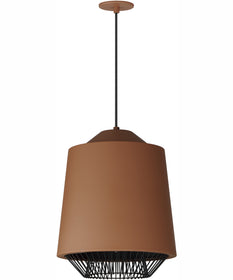 Phoenix 16 inch LED Pendant Brick/Black