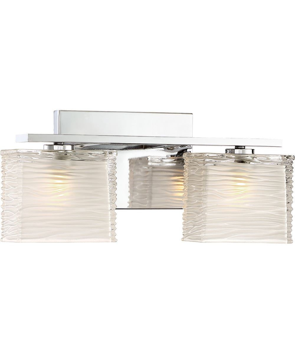 Westcap Medium 2-light Bath Light Polished Chrome