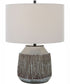Neolithic Blue-Gray Table Lamp