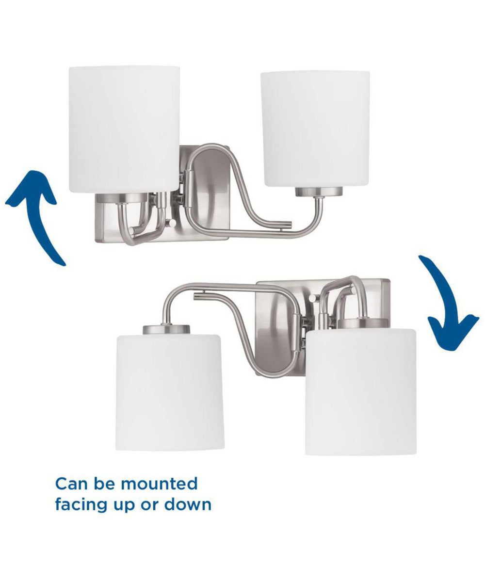 Tobin 2-Light Bath & Vanity Brushed Nickel