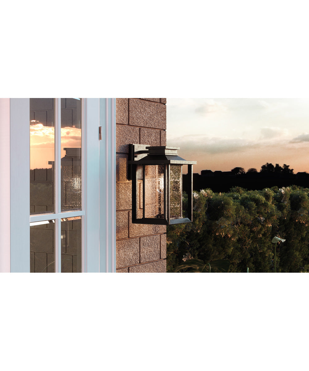 Wakefield Medium 1-light Outdoor Wall Light  Coastal Armour Earth Black