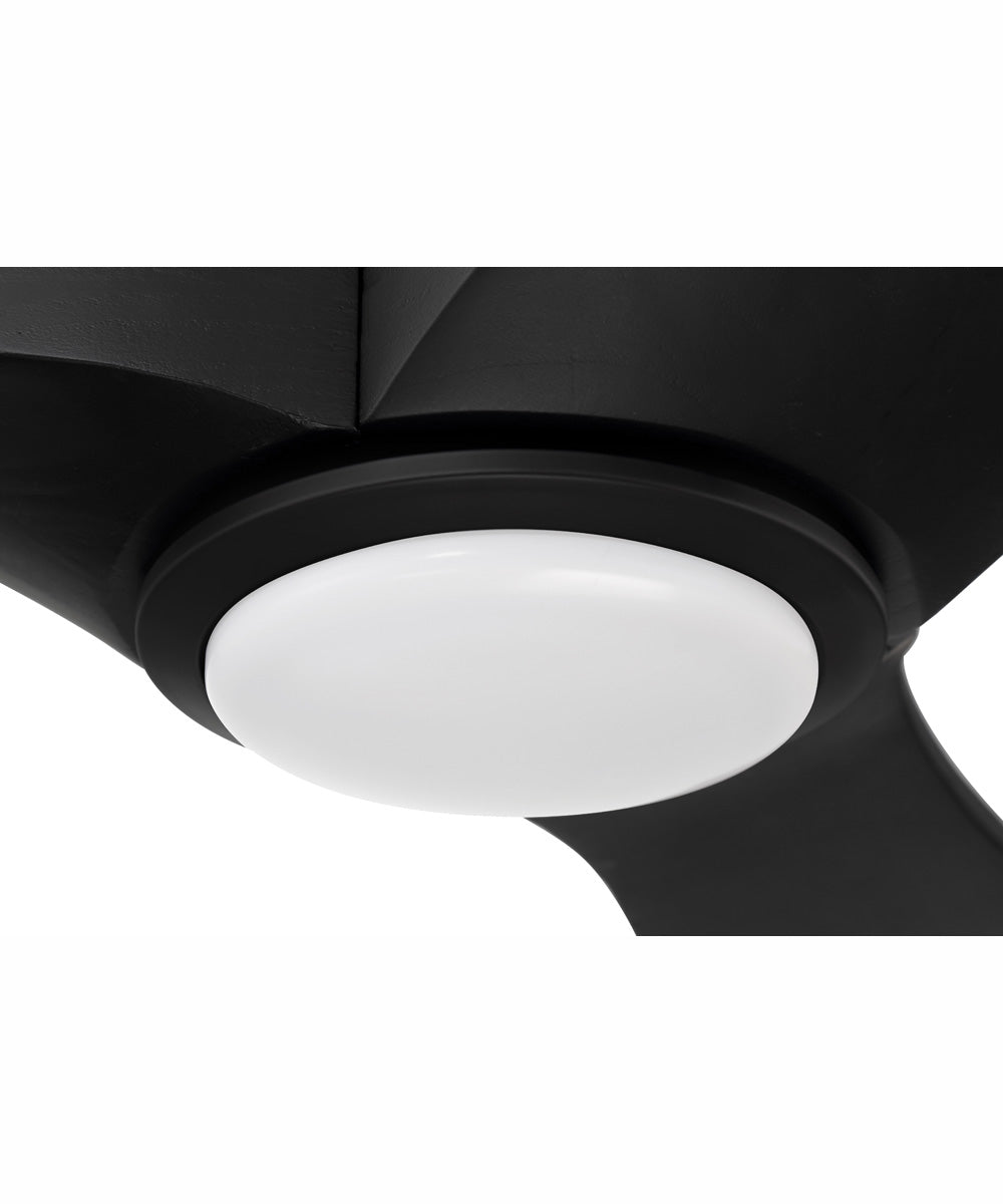 60" Envy 1-Light Indoor/Outdoor Ceiling Fan Flat Black
