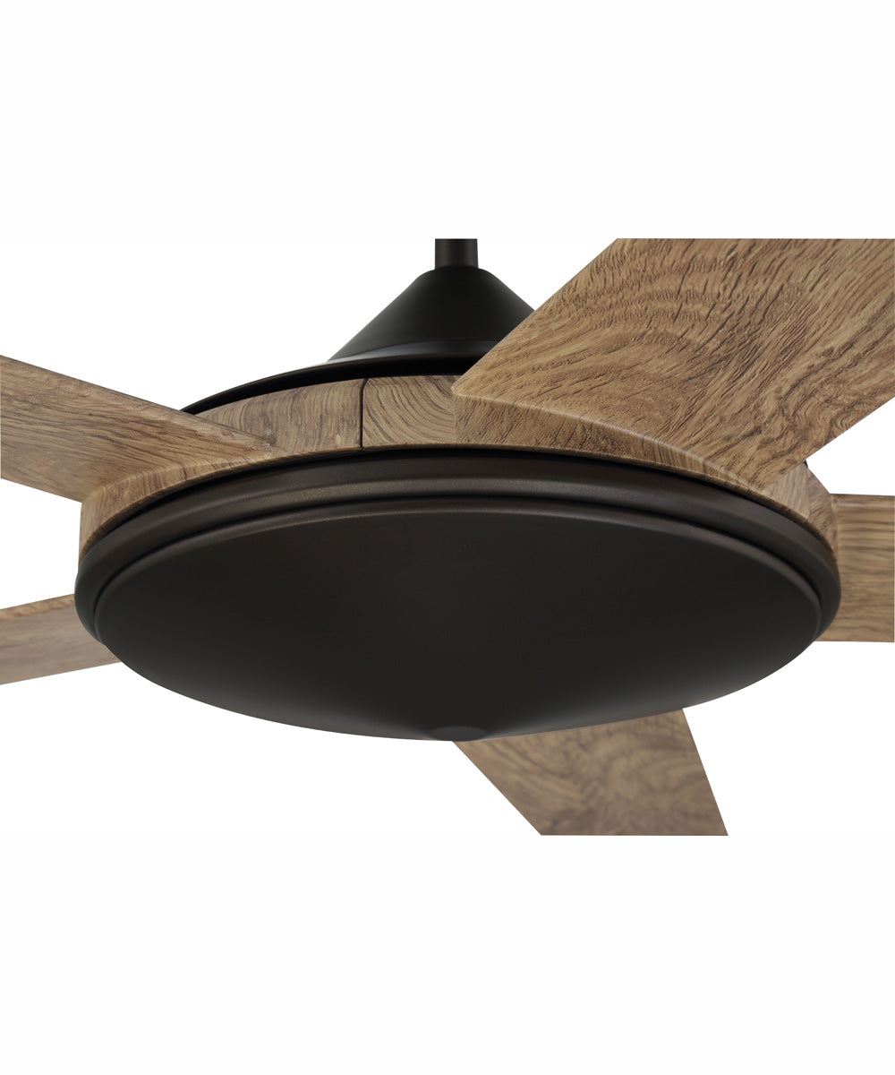 60" Delaney 1-Light Indoor/Outdoor Ceiling Fan Espresso