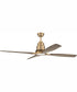 60" Ricasso 1-Light Ceiling Fan Satin Brass