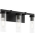 Kilbey 3-light Bath Vanity Light Matte Black