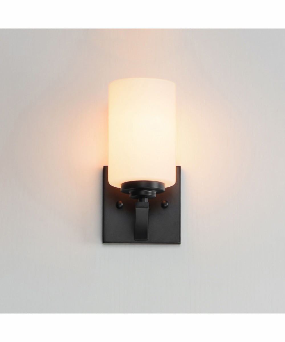 Deven 1-Light Wall Sconce Black