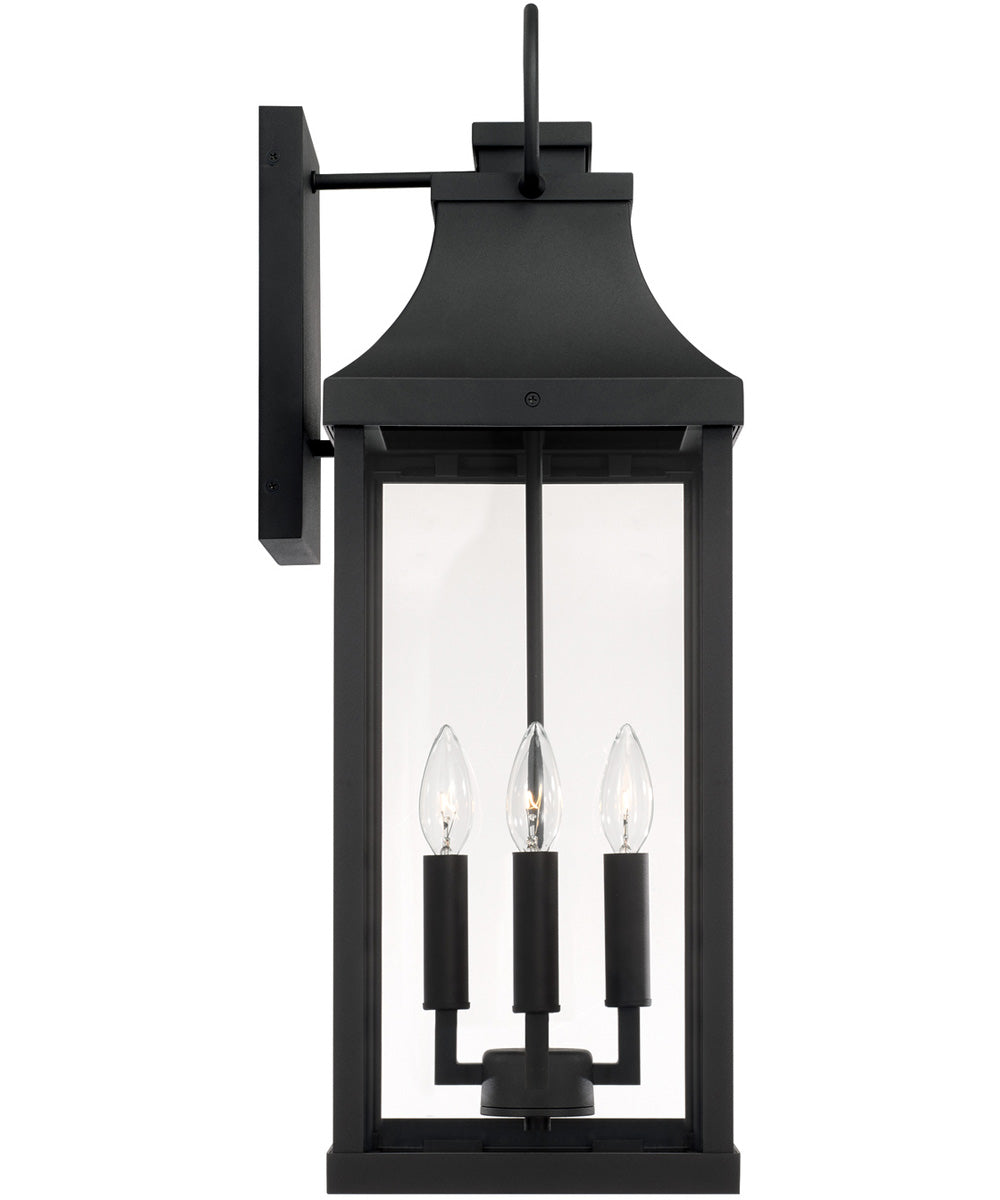 Bradford 4-Light Outdoor Wall-Lantern Rain or Shine - Black