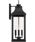 Bradford 4-Light Outdoor Wall-Lantern Rain or Shine - Black