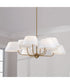Welsley 8-Light Chandelier Aged Brass
