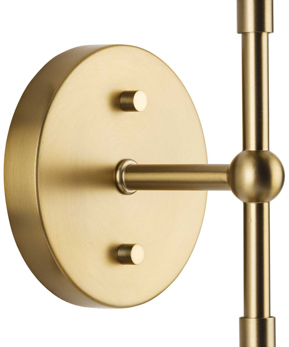 Atwell 2-Light Mid-Century Modern Wall Sconce Brushed Bronze