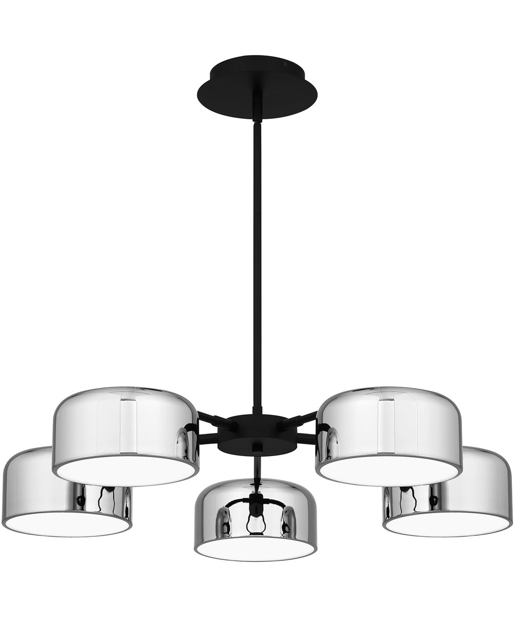 Gabriel  Chandelier Matte Black
