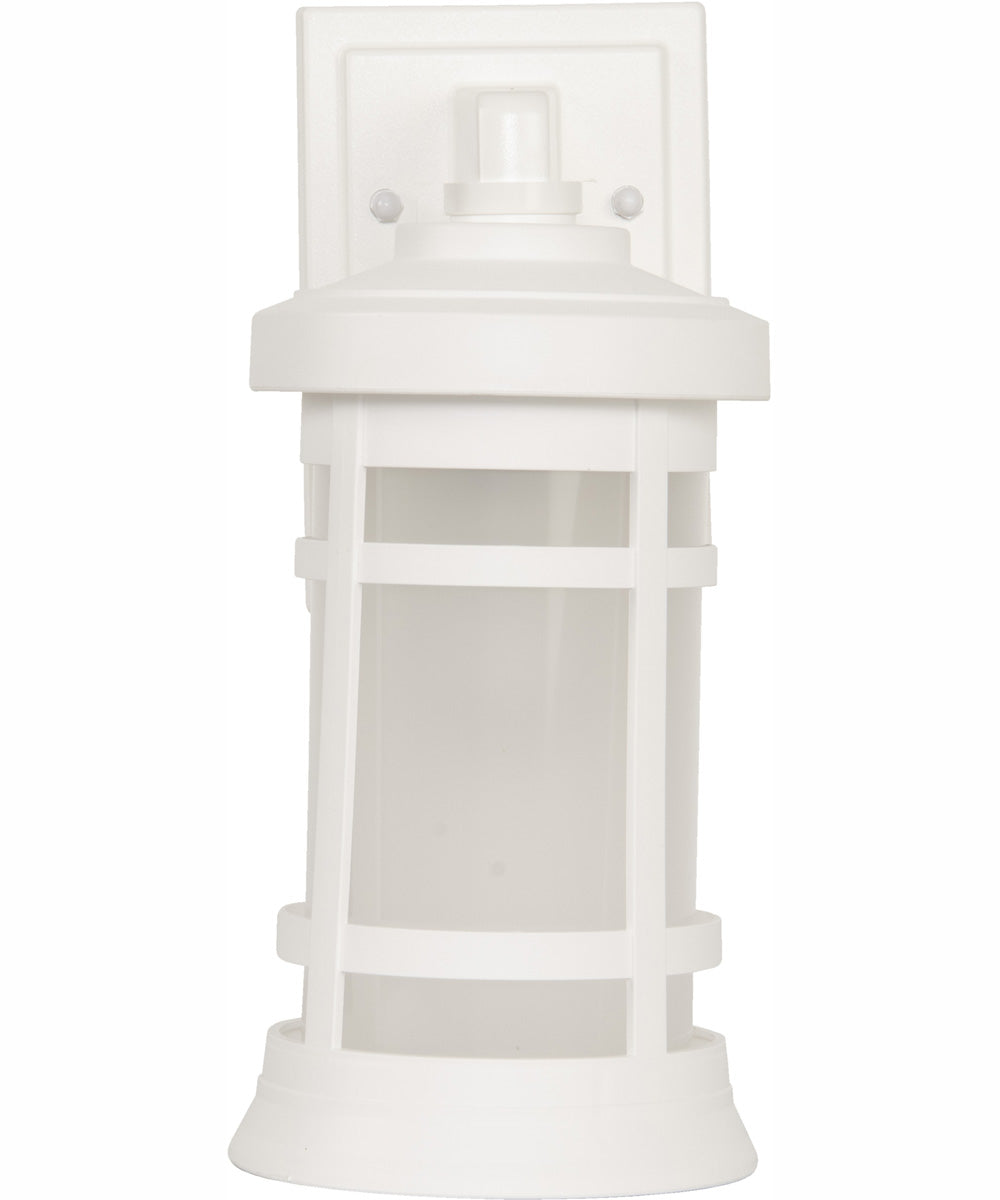 Resilience Lanterns 1-Light Outdoor Wall Lantern Matte White