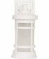 Resilience Lanterns 1-Light Outdoor Wall Lantern Matte White