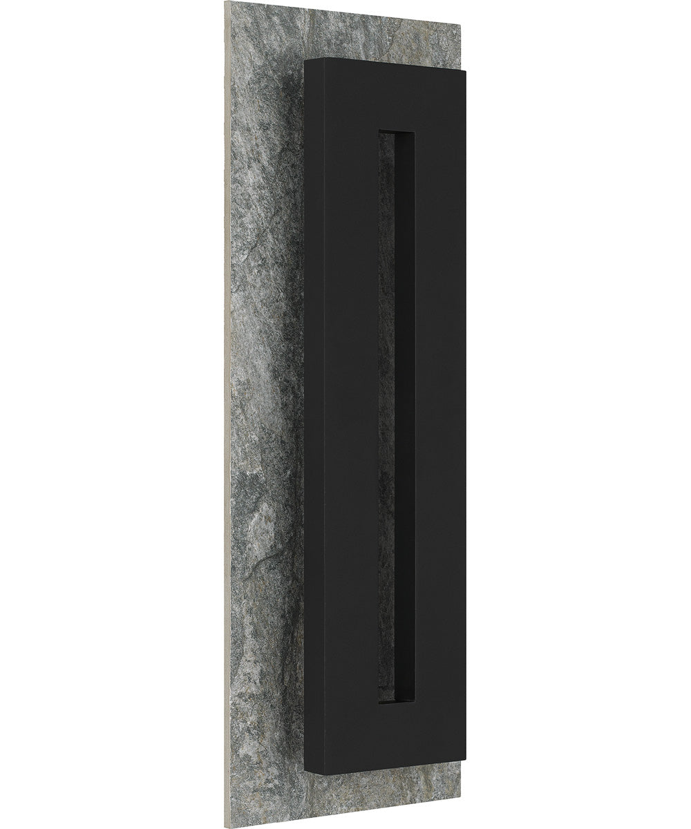 Tate Large Outdoor Wall Light  Coastal Armour Aluminum Earth Black