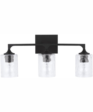 Clint 3-Light Vanity Black Iron