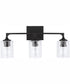 Clint 3-Light Vanity Black Iron