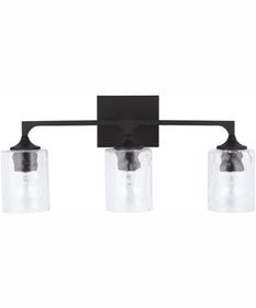 Clint 3-Light Vanity Black Iron