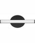 Phase 3 16 in. Small Modern 3CCT Integrated LED Linear Vanity Light Matte Black