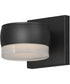 Modular Can 1-Light LED Sconce Black