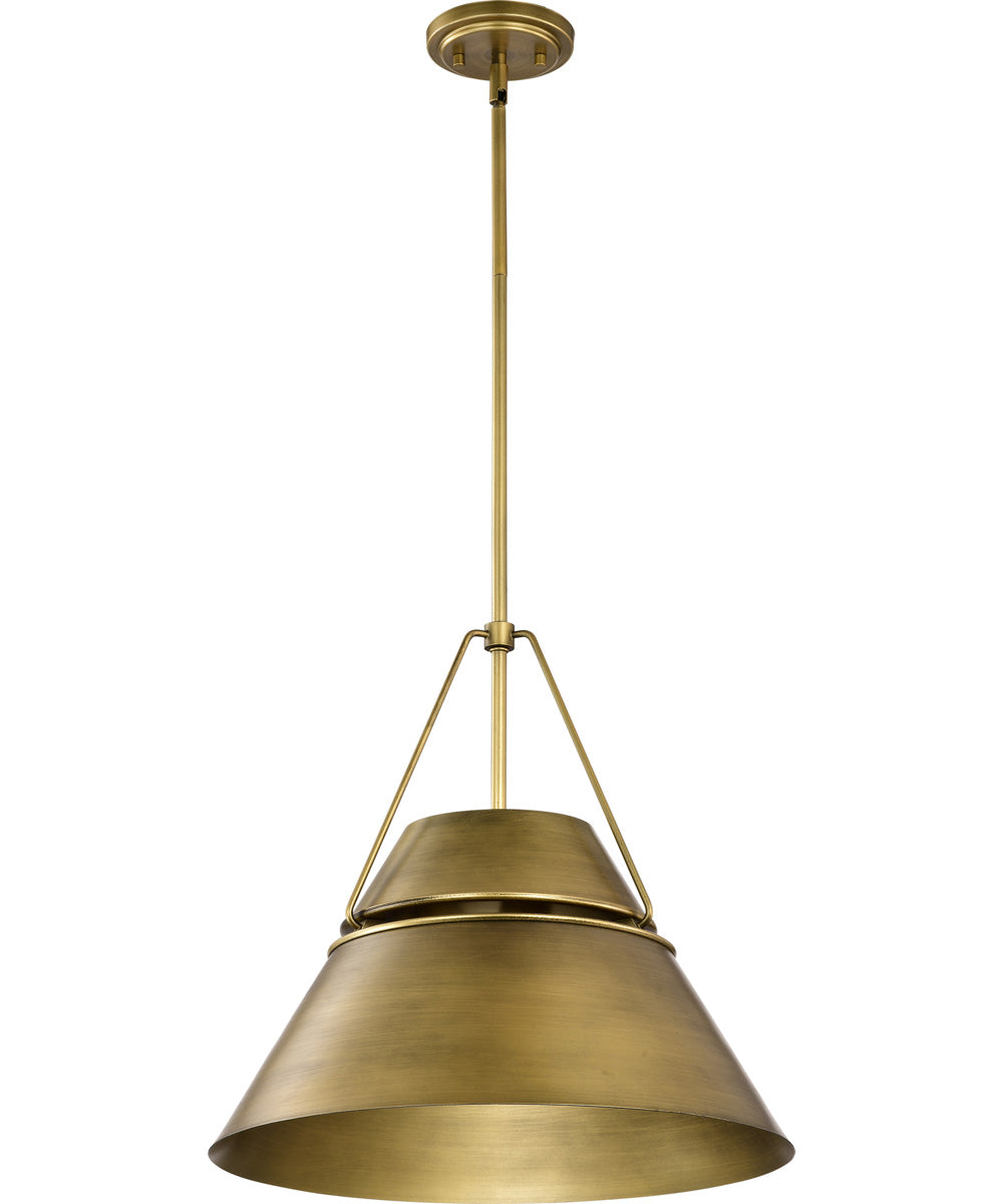 Adina 3-Light Pendant Natural Brass