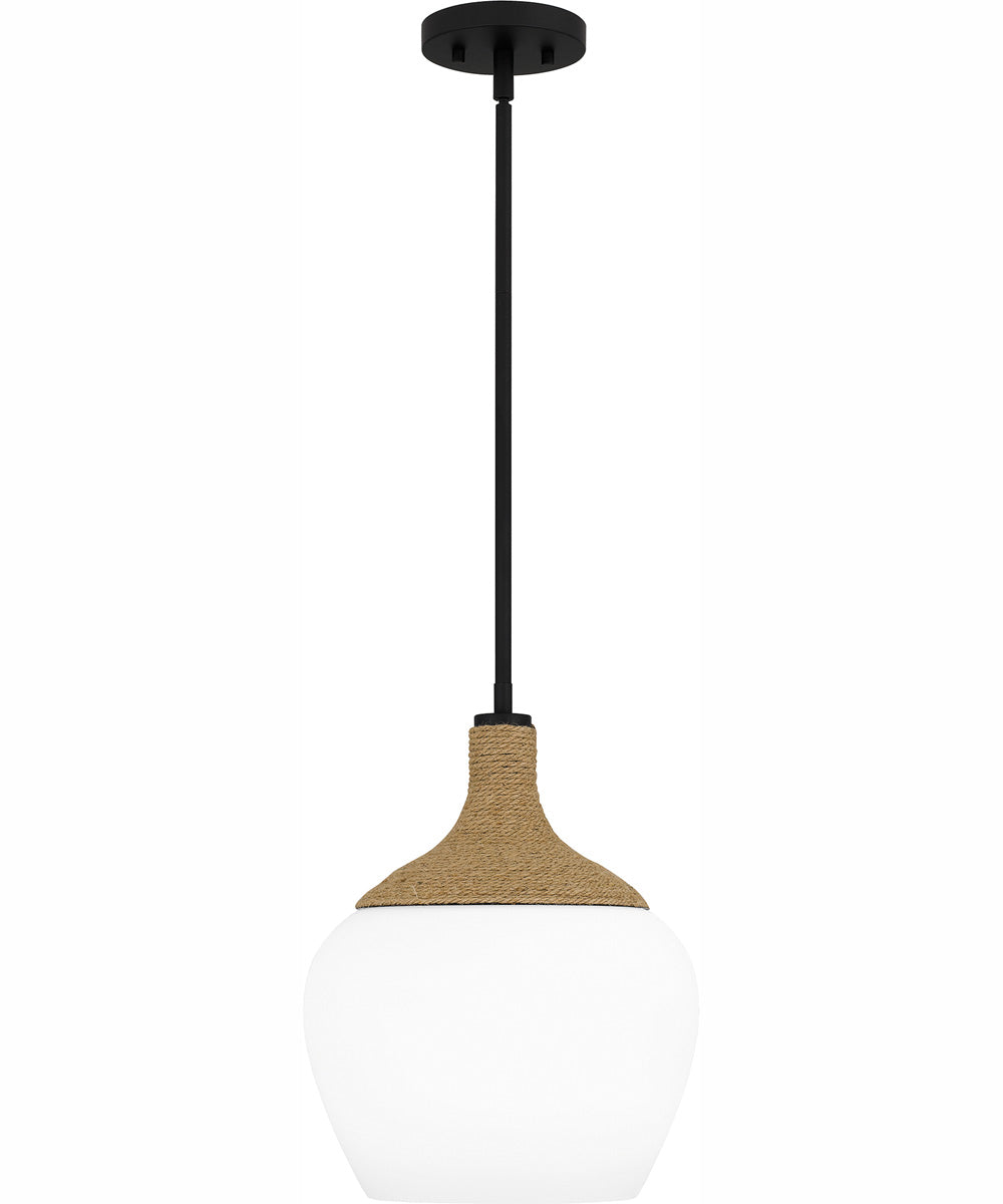 Quoizel Piccolo Pendant 1-light Mini Pendant Matte Black