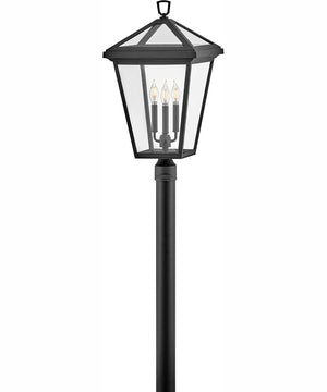 Alford Place 3-Light Large Post Top or Pier Mount Lantern in Museum Black
