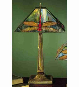 21"H Prairie Dragonfly  Table Lamp