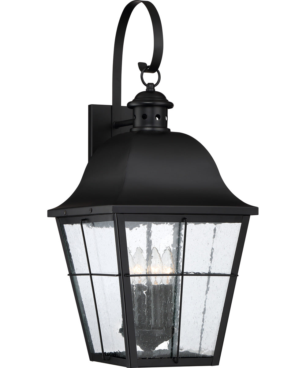 Millhouse Extra Large 4-light Outdoor Wall Light Mystic Black