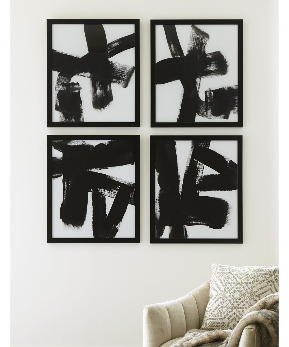Doro Wall Art Set (4/CN) Black/White