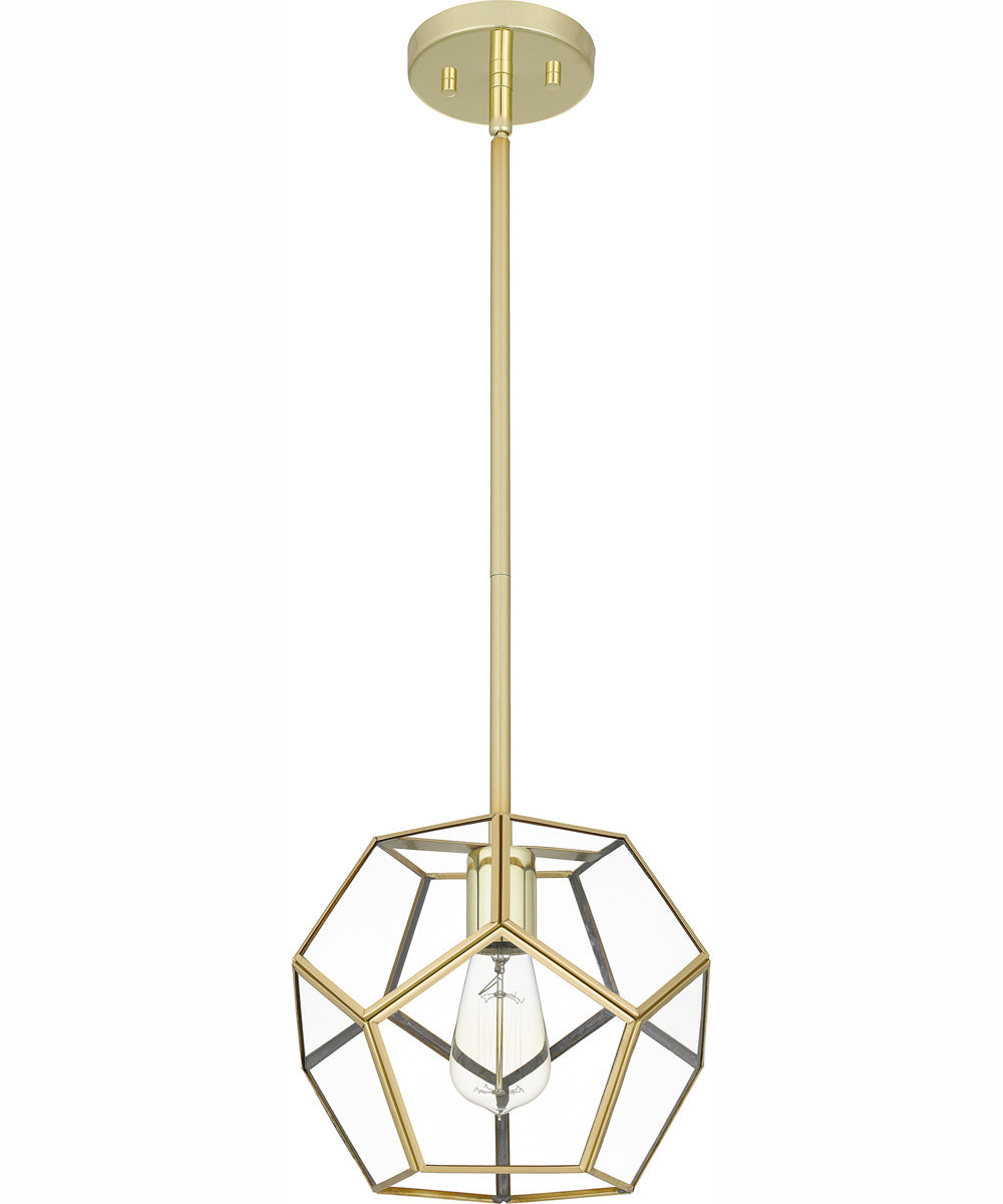 Quoizel Piccolo Pendant Small 1-light Mini Pendant Polished Brass