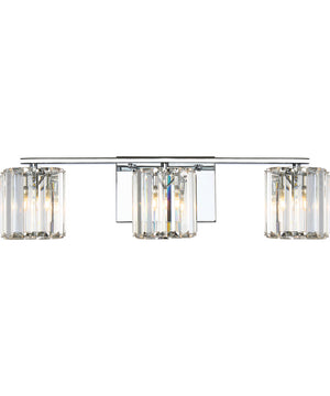 Divine Large 3-light Bath Light Polished Chrome