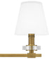 Kelsey Glen Extra Large 4-light Bath Light Weathered Brass