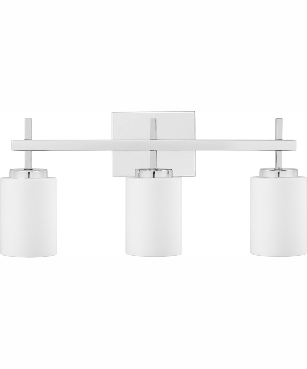 Wilburn Large 3-light Bath Light Polished Chrome