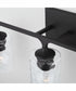 Clint 3-Light Vanity Black Iron
