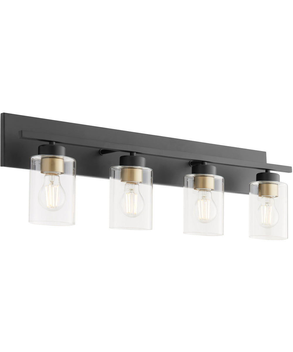 Carter 4-light Bath Vanity Light Matte Black